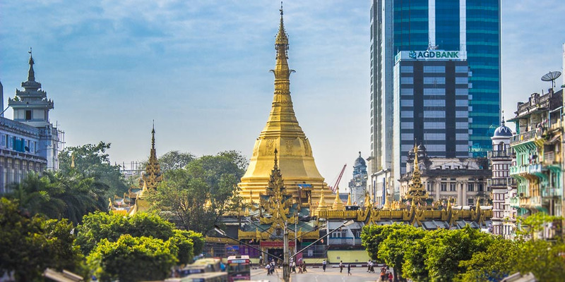 Yangon downtown