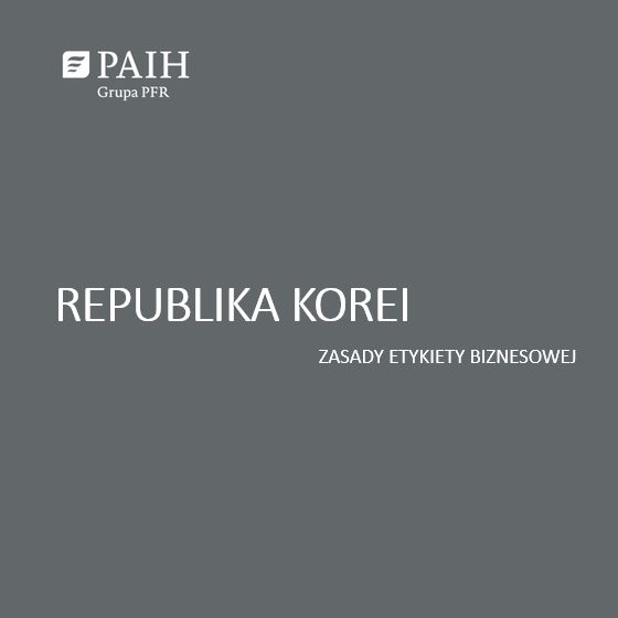 Republika Korei - zasady etykiety biznesowej