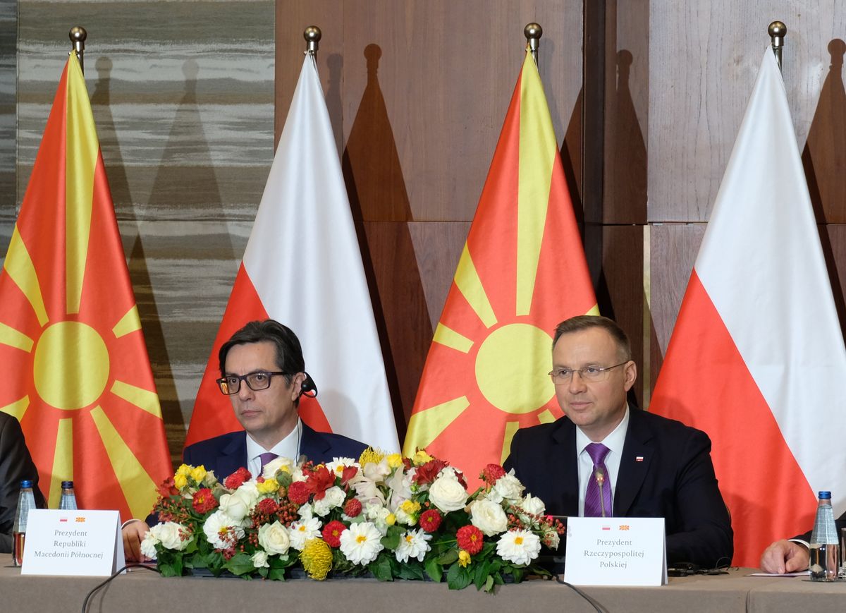 A meeting of the Presidents of Poland and North Macedonia with PAIH and the business community