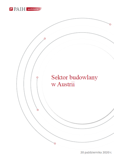 Austria - sektor budowlany, Webinarium PAIH, 2020