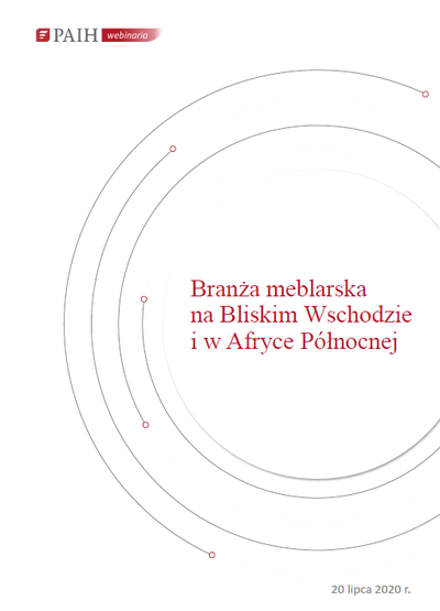 Bliski Wschód, Afryka Północna - branża meblarska, Webinarium PAIH, 2020