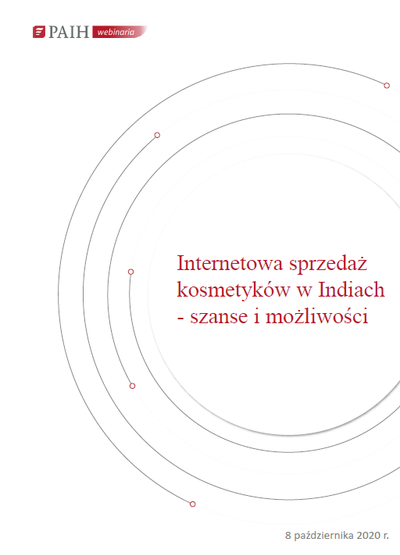 Indie - internetowa sprzedaż kosmetyków, Webinarium PAIH, 2020