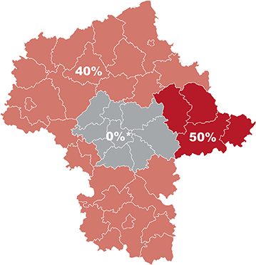 Mapa pomocy regionalnej 2022-2027 - mazowieckie