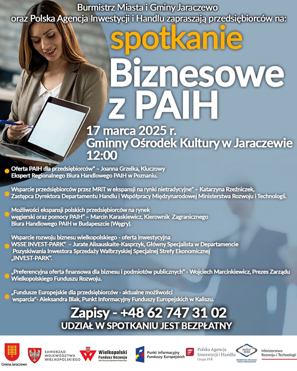 Spotkanie biznesowe z PAIH w Jaraczewie
