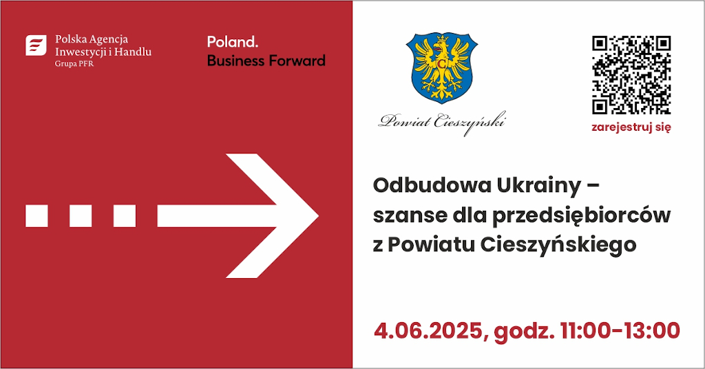 Odbudowa Ukrainy - szanse dla przedsiębiorców z Powiatu Cieszyńskiego