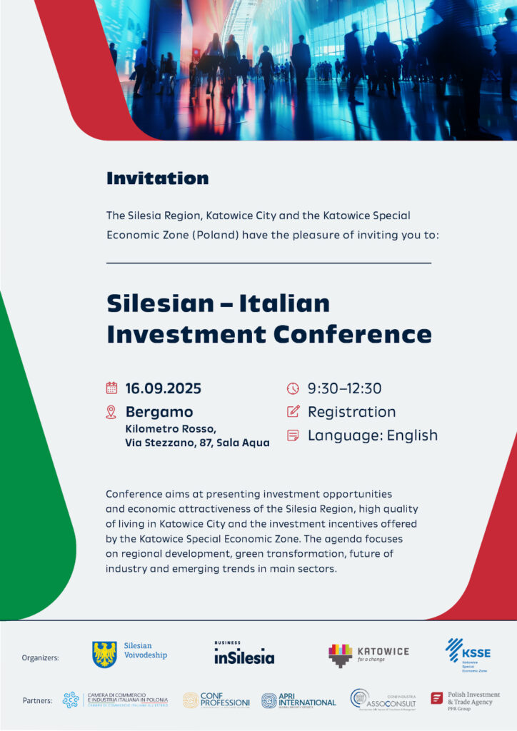 Silesian-Italian Investment Conference 2025_invitatation