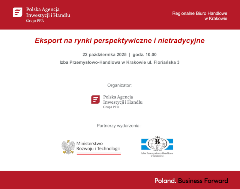 Eksport na rynki perspektywiczne i nietradycyjne_Kraków
