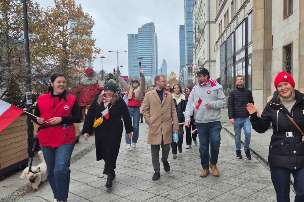 PBA_Stypendyści na obchodach Święta Niepodległości