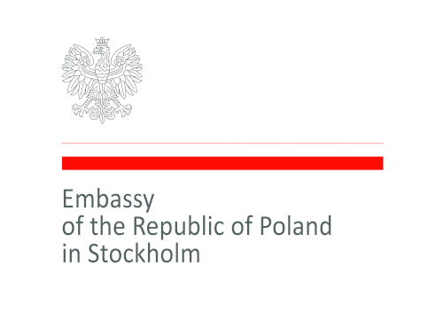 Ambasada RP w Sztokholmie logo EN